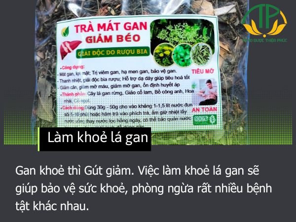 Cách trị bệnh gút dứt điểm cần phải giúp lá gan khoẻ mạnh